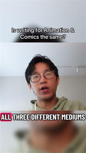 Is writing for #animation & #comics the same?