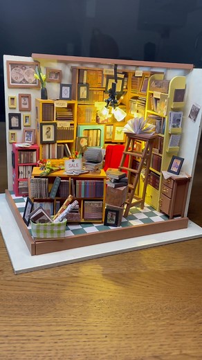 Creating a Miniature House: Sam's Study Showcase