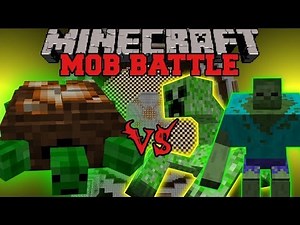 TURTLE BOSS VS MUTANT CREEPER, MUTANT ZOMBIE, & T-REX - Minecraft Mob Battles - Mods