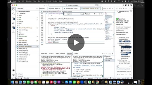 #agenticai #financialservices #aws #googlecloud #langgraph #mcp #a2a #productmanagement | Ravi Teja Mandapati