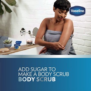 86 reactions | Find out how Vaseline Ambassador, Linda Mtoba, uses Vaseline. One of her fav hacks is number 12, for ultra-soft skin, “It’s easy to create an exfoliating bod scrub at home using Vaseline & brown sugar or coffee grounds. Mix the 2 in a bowl, then gently rub all over your arms, legs, torso, hands and feet to remove all the dead skin cells. A quick rinse later and skin feels ultra soft.” Find all the uses here, https://bit.ly/3jwkUpv | Vaseline | Facebook