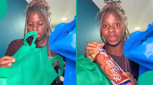 "Came as first-timer": Nigerian lady flaunts various gifts UK church gave her