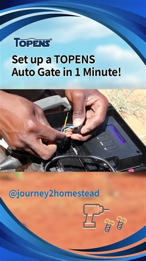What would be the last step of installing a new entrance gate?