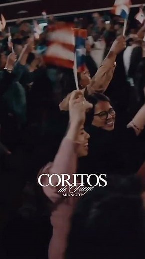 Coritos de Fuego. Everywhere at Midnight. Pre-Order to immediately download — link in bio!