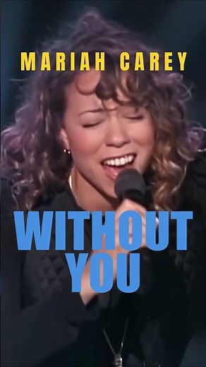 MARIAH CAREY WITHOUT YOU #soulfulmusic #soulfulvibes #shortsfeed #shorts #short #mariahcarey #love