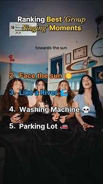 Ranking Best 'Group Singing' Moments! 🤩
