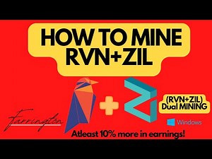 How To Dual Mine RVN + ZIL - Ravencoin + Zilliqa Mining - TeamRedMiner