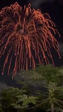 Big explosion at the end! It was loud right above my head and set off my car alarm #fireworks