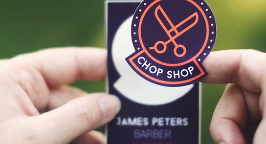 Business card stickers  | Sticker Mule