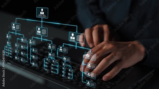 Corporate org chart and team structure show hierarchy, team, and structure for clear organization, management, and operational planning Marrow