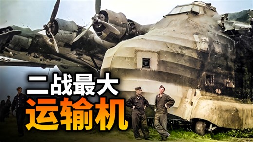 Me323二战最大运输机！载重12吨，德国6引擎空中巨兽！_腾讯新闻