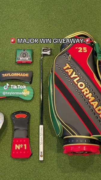 🚨 GIVEAWAY 🚨 Scottie claims the final major of the year, and now you could win big! To celebrate 3 of the 4 major wins by #TeamTaylorMade, we’re giving YOU a chance to win some major TaylorMade gear - because greatness deserves to be shared. To enter: 1️⃣ Follow us @taylormadeca 2️⃣ Like this post 3️⃣ Tag 3 friends in the comments below! The prize consists of the Steam Line major collection Staff Bag and Headcovers, a signed Scottie Scheffler Qi35 Headcover, and a Spider Tour X putter. **Conte