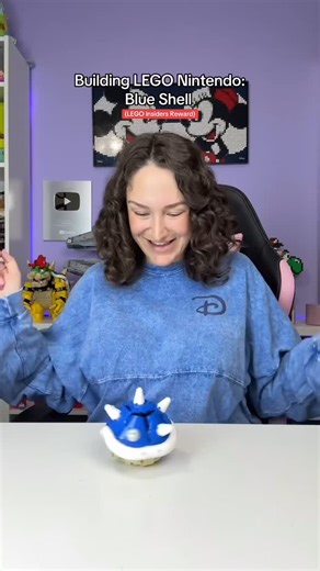 Emily | the only blue shell I’m not upset to see coming 🤪🏎️💨 #gifted The LEGO Nintendo Blue Shell (Spiny Shell) is available starting May 15th for... | Instagram