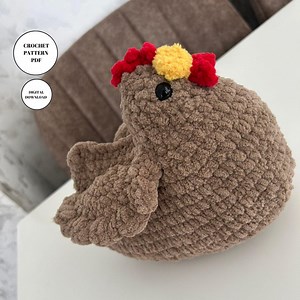 Crochet Chicken Amigurumi Pattern: Easy Stuffed Plush Toy (PDF Pattern) - Etsy