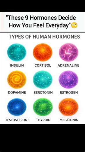 These 9 Hormones Decide How You Feel Everyday