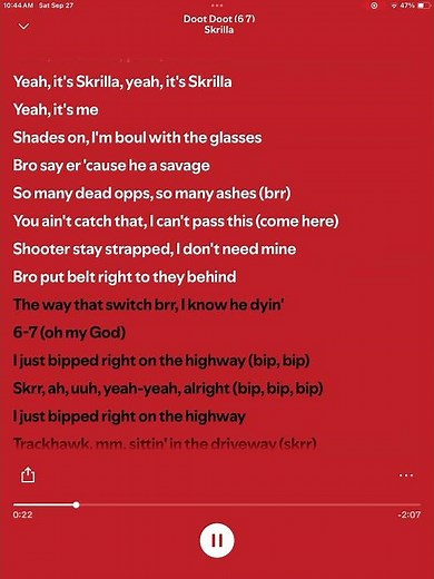 Doot Doot (67) lyrics :)