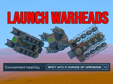 How To Efficiently Launch Warheads - Space Engineers