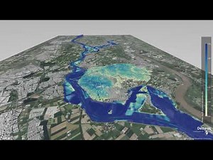 Delft3D FM - Levee breach Bommelerwaard, using the new DFX-tool