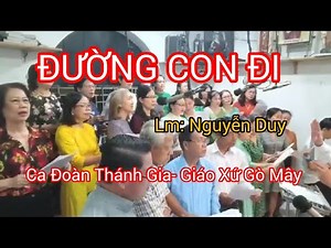 Đường Con Đi - Lm:Nguyễn Duy- Ca Đoàn Thánh Gia- Giáo Xứ Gò Mây