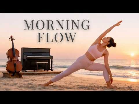 20 Min Morning Yoga | Soft Piano & Cello