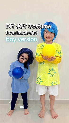 DIY Joy Costume from Inside Out – Easy Boy Version Guide