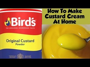 Quick And Easy: How To Make Custard Cream At Home | Hot Water Custard Cream | Bird's Eye Custard