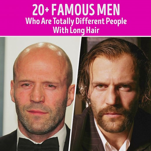 20 Famous Men Who Are Totally Different People With Long Hair | CelebRatings