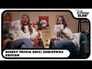 The Ultimate Disney Christmas Quiz 🎄✨ | Festive Trivia Challenge with Liv & Evie ‪@DisneyClubUK‬
