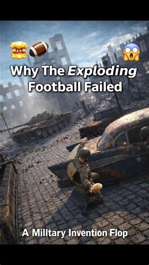 Why The Exploding Football Failed😨 #facts #trending #army #football