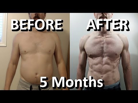 My 5 Month Natural Body Transformation - Dad Bod Fat to Fit