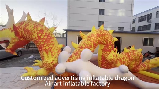 Chinese Traditional Inflatable Dragon Shape for Wedding Party Stage Activity Decoration