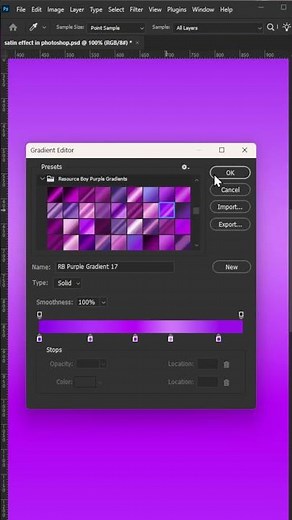 Satin effect in Adobe Photoshop cc Tutorial