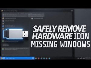 How To Fix Safely Remove Hardware Icon Missing In Windows 10 [GUIDE]