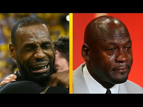 LeBron James Tears Meme Goes Viral