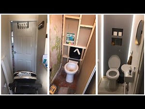 Install a cloakroom toilet: part 2