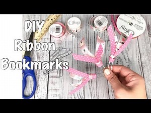 Cheap, Quick, and Easy DIY Ribbon Bookmarks