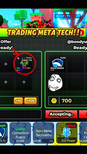 I Traded Infinity Brainrot For Tokens! 🤩 #escapetsunamiforbrainrots #roblox #animatic #oc