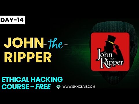 Day-14: John The Ripper Complete Tutorial ! ZERO TO PRO😀