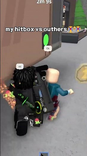 THEIR HITBOX VS MINE 😭💀 (MM2)