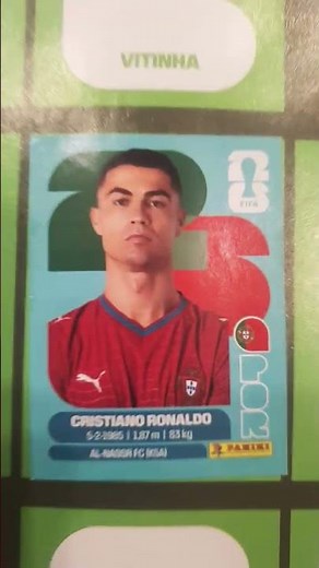 Cromos de Cristiano Ronaldo del mundial 2026
