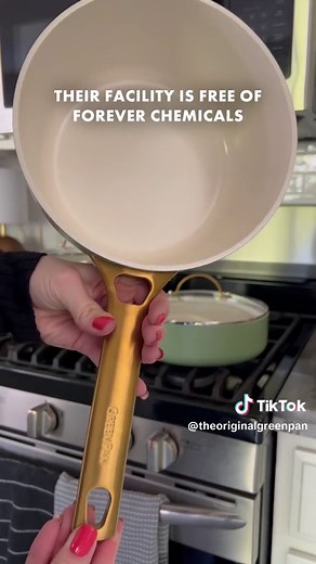 We invented PFAS-free cookware, so it’s our responsibility to make it better than anyone. Shop GreenPan and join the PFAS-free revolution #earthmonth #theoriginalgreenpan