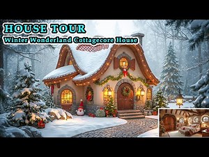 Winter Wonderland Cottagecore House Tour | Magical Snowy Retreat