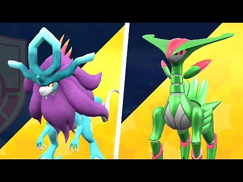 Pokémon Scarlet & Violet - Past Suicune & Future Virizion Boss Fight