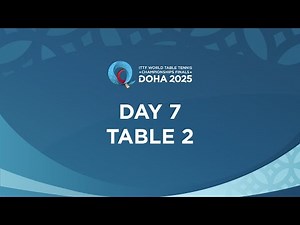 LIVE! | T2 | Day 7 | ITTF World Table Tennis Championships Finals Doha 2025