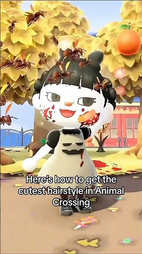 How to get the cutest hairstyle in ACNH #animalcrossingnewhorizons #animalcrossing #acnh