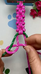 Learn how to knit cute flower bracelets #diy #bracelet #flowers | Diy Bracelet