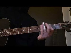 Guild D25 Sunburst Guitar Slide Demo