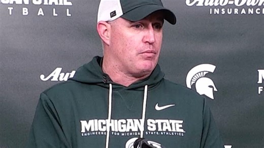 Michigan State coach Pat Fitzgerald on 'competitive depth' in spring showcase