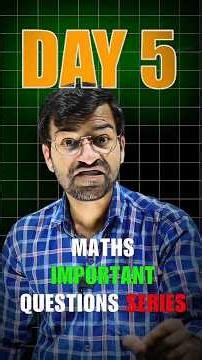 👉 Class 10 Math Important Questions Day-5 Chapter -5 #studywithme #viralshorts