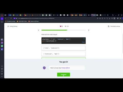 42 Using Slicing | Introduction to Python | Sololearn